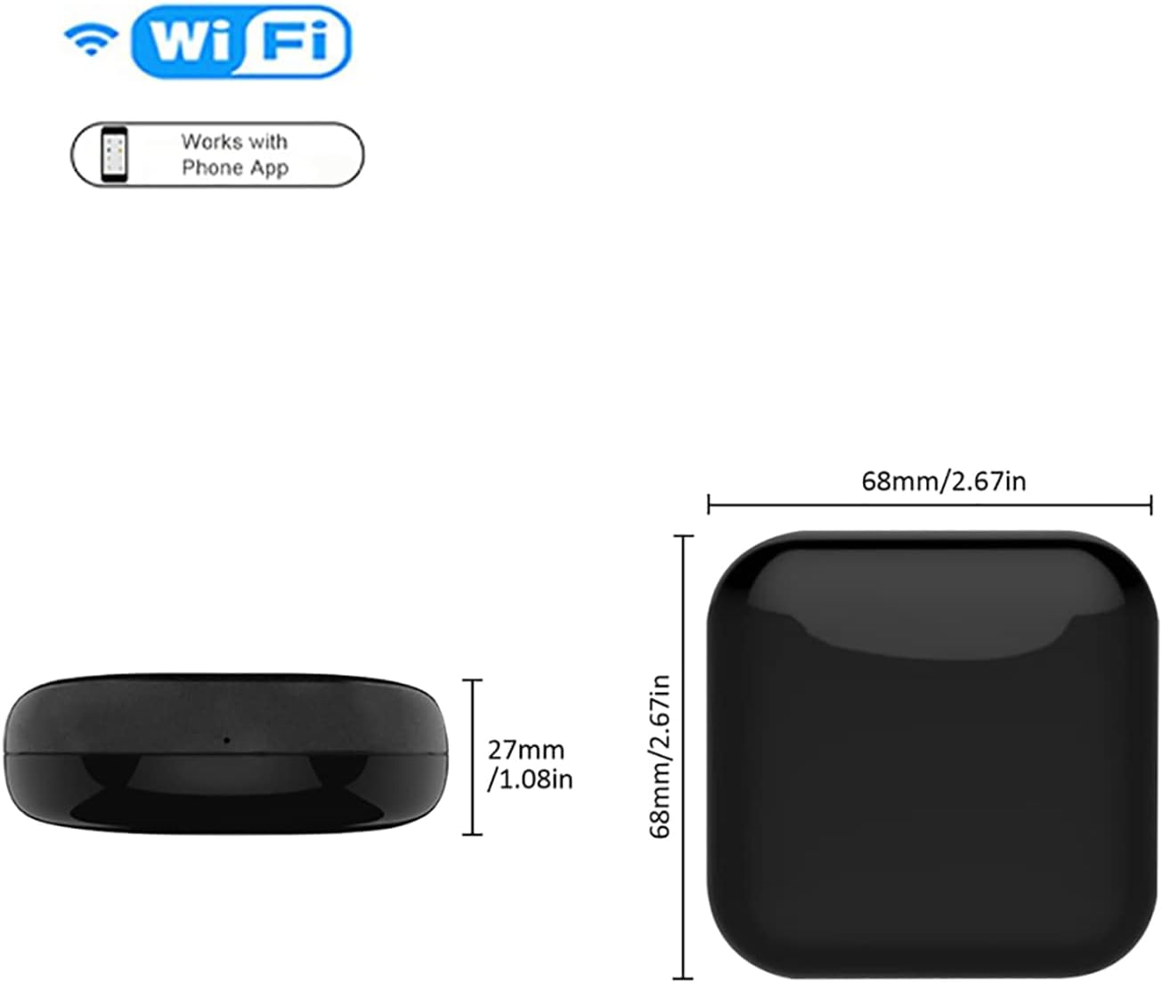 Olideauto Automatic Door Opener WiFi Phone Controlled,Smart Home Electric Swing Door Operators+WiFi Smart Phone Controller+Wireless Push Switch - Image 8