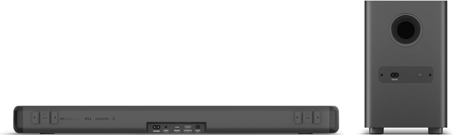 PHILIPS B5309 Soundbar 2.1 with Wireless Subwoofer and Immersive DTS Virtual:X Audio Technology - 240W Max Power, Deep Bass, Bluetooth 5.4, Four EQ Modes, HDMI ARC and USB connectivity - Dark Grey - Image 9
