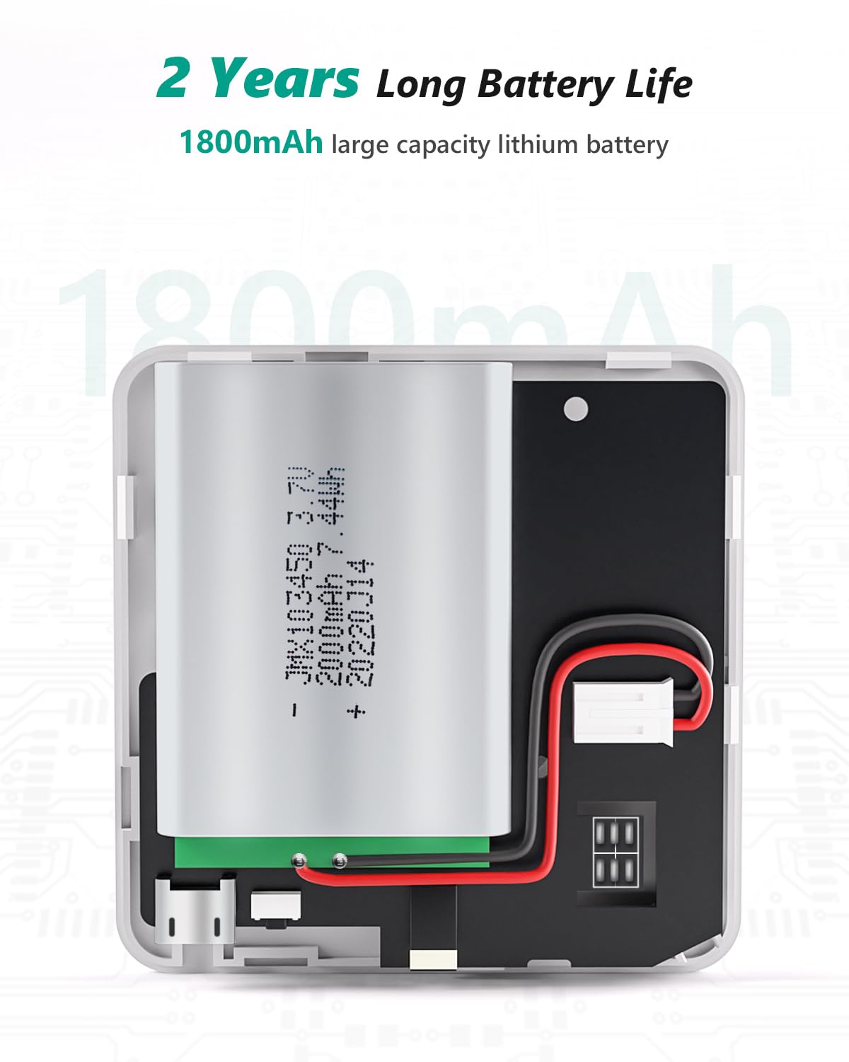 MOCREO WiFi Freezer Thermometer with Alarm, Wireless Refrigerator Temperature Sensor with Remote App Notification, Email Alert, 2 Years Free Data Export, for Home Kitchen Fridge Hot Tub - Image 5