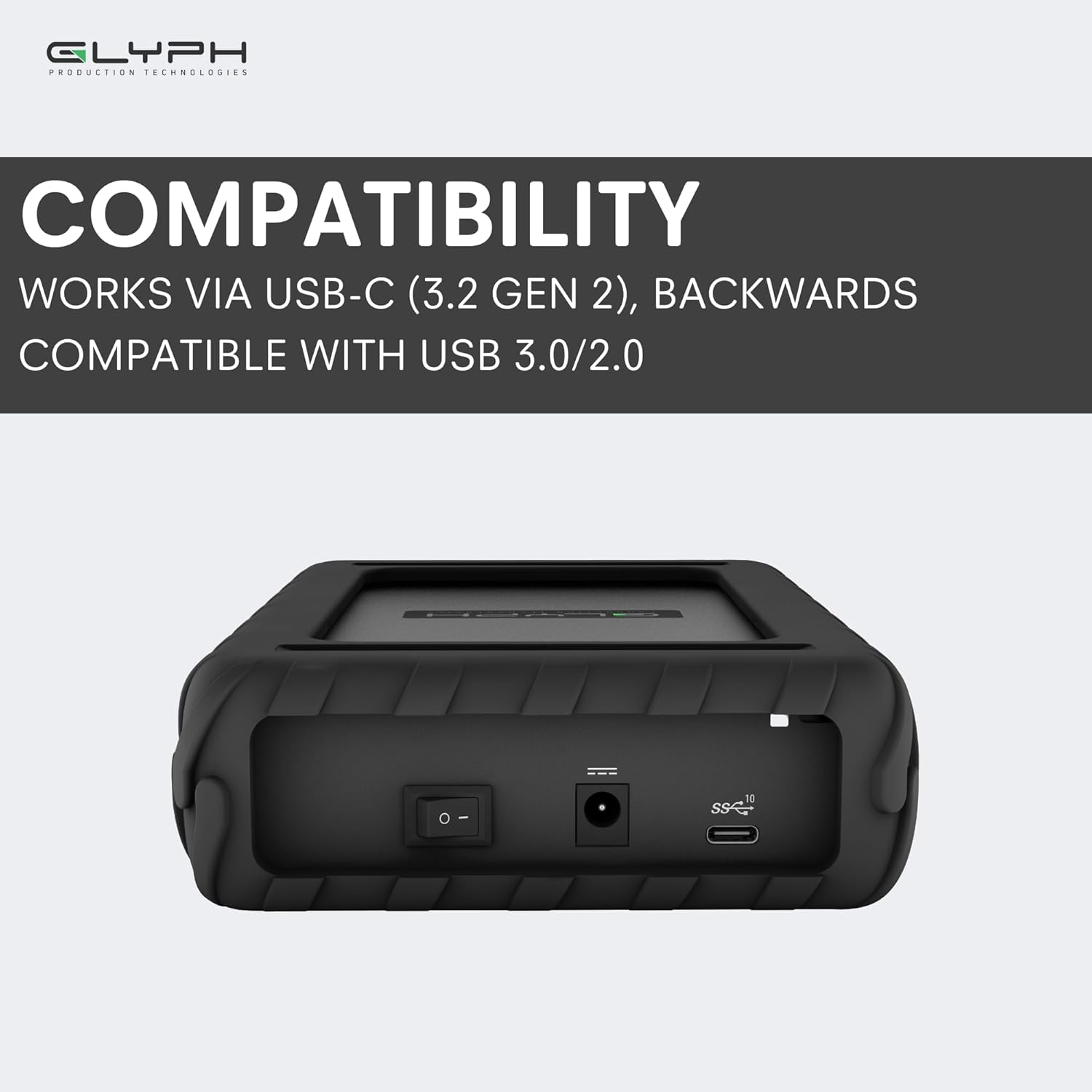 Glyph BlackBox Pro External Hard Drive 7200 RPM, USB-C (3.1,Gen2) (20TB) - Image 6