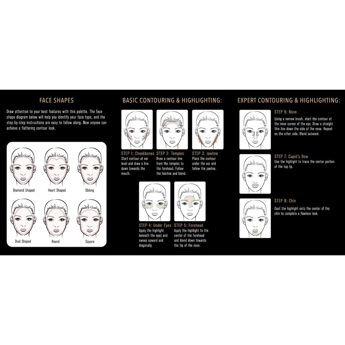 Elizabeth Mott Bronzer Contour Palette with Highlighting Powder – 6 Blendable Shades for Natural Glow – Long-Lasting, Lightweight, Cruelty-Free & Paraben-Free Makeup Contouring Kit for All Skin Tones - Image 5