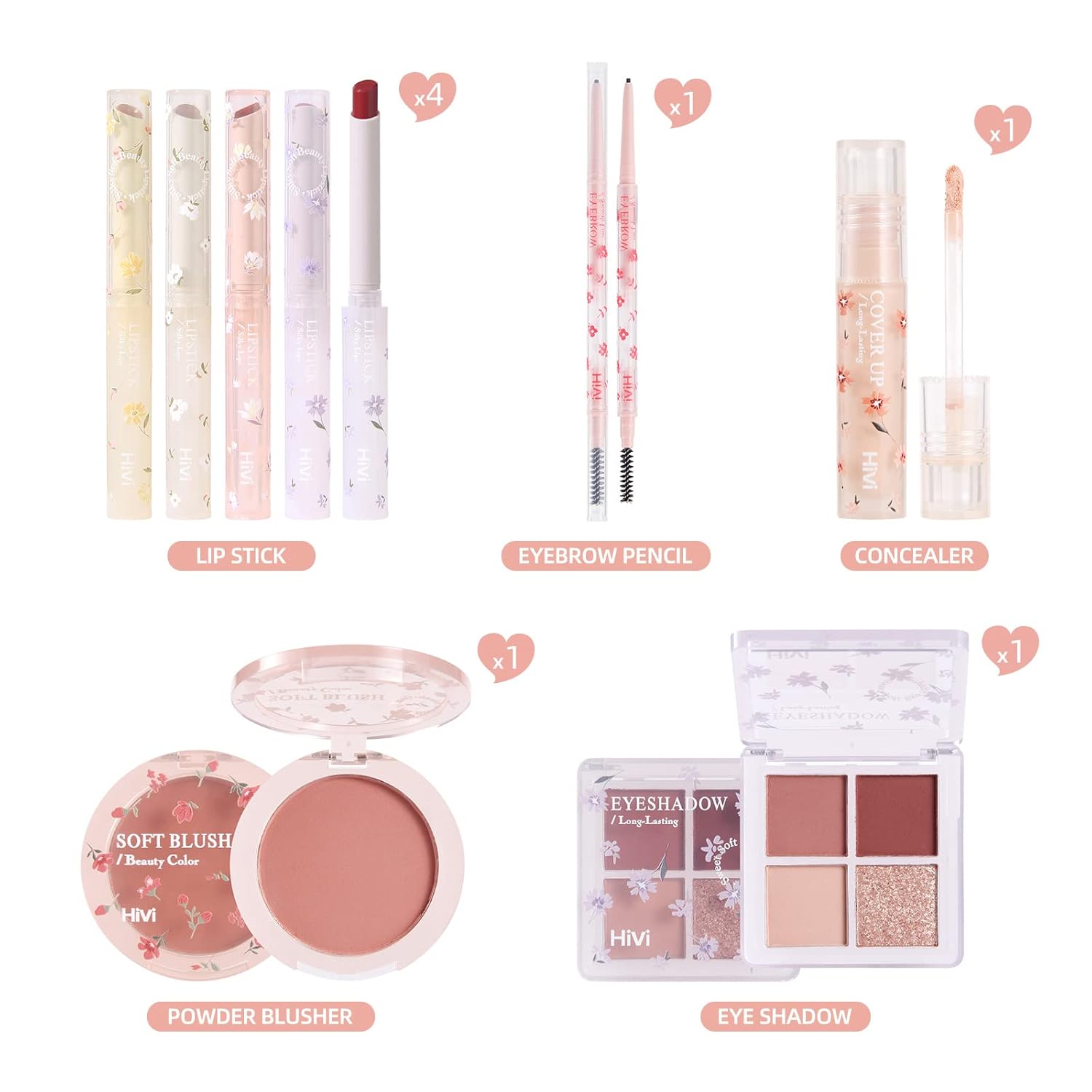 LAMUSELAND All in One Makeup Kit, 8-Piece Women Complete Makeup Kit, a Must-Have Gift Set for Beginners or Professional Makeup Sets Beginners. - Image 2