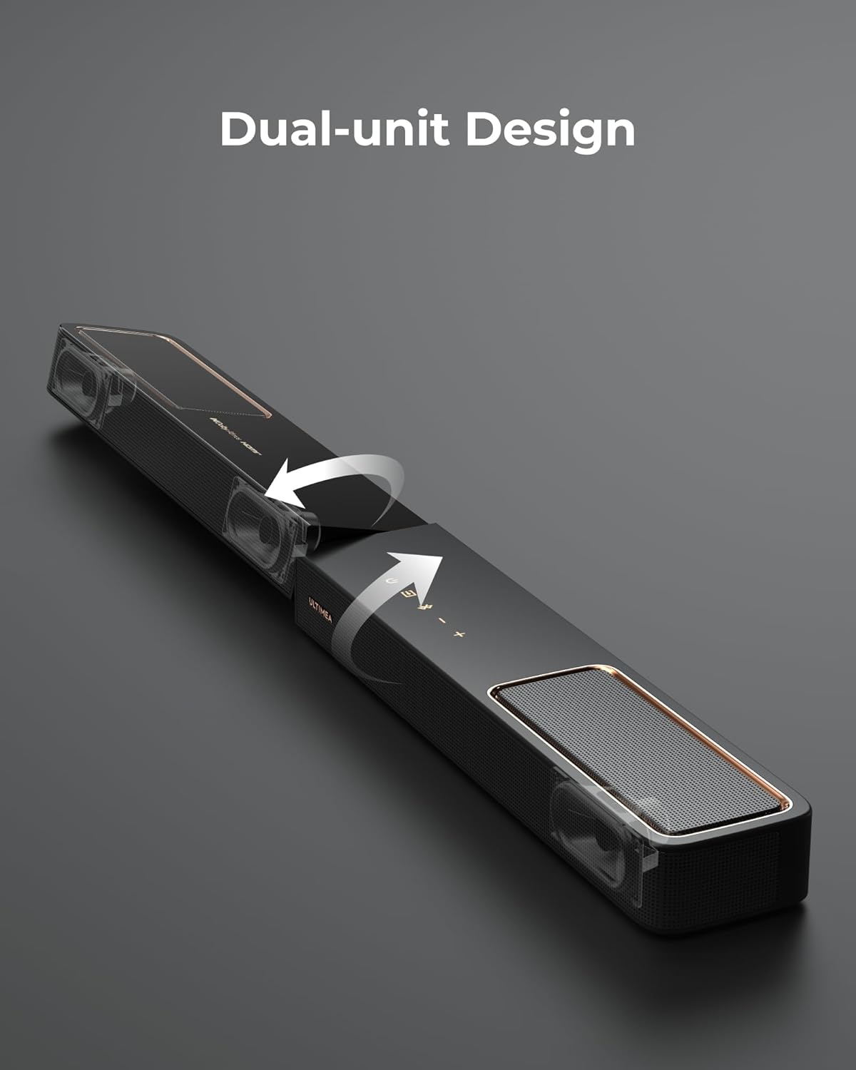 ULTIMEA 5.1.2ch Sound Bar with Dolby Atmos, Surround Sound System for TV with 2 Surround Speakers, Sound Bar for Smart TV, Soundbar with Subwoofer for Home Theater, BT 5.4, HDMI eARC, Skywave F40 - Image 9