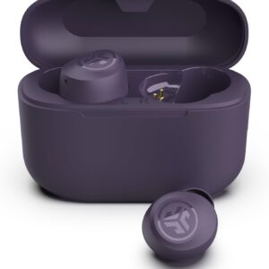 JLab Go Air Pop+ True Wireless Earbuds, in Ear Headphones, Bluetooth Earphones, 35H Playtime Ear Buds, Bluetooth Earbuds with Microphone, USB-C Charging Case, Dual Connect, EQ3 Sound, Violet