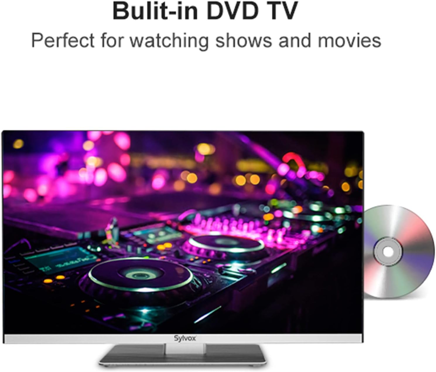 SYLVOX RV TV, 22 inches 12/24V TV for RV 1080P Full HD Smart TV, Built-in APP Store, Support WiFi Bluetooth, Small Android TV for Car Home Camper Truck Boat(Limo Series) - Image 3