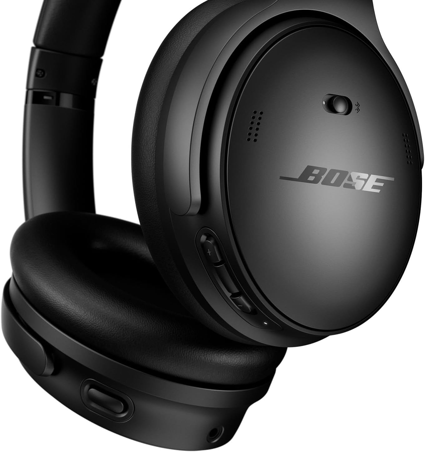 Bose QuietComfort Bluetooth Headphones, Wireless Headphones with Active Over Ear Noise Cancelling and Mic, Deep Bass, Up to 24 Hours of Playtime, Black - Image 5