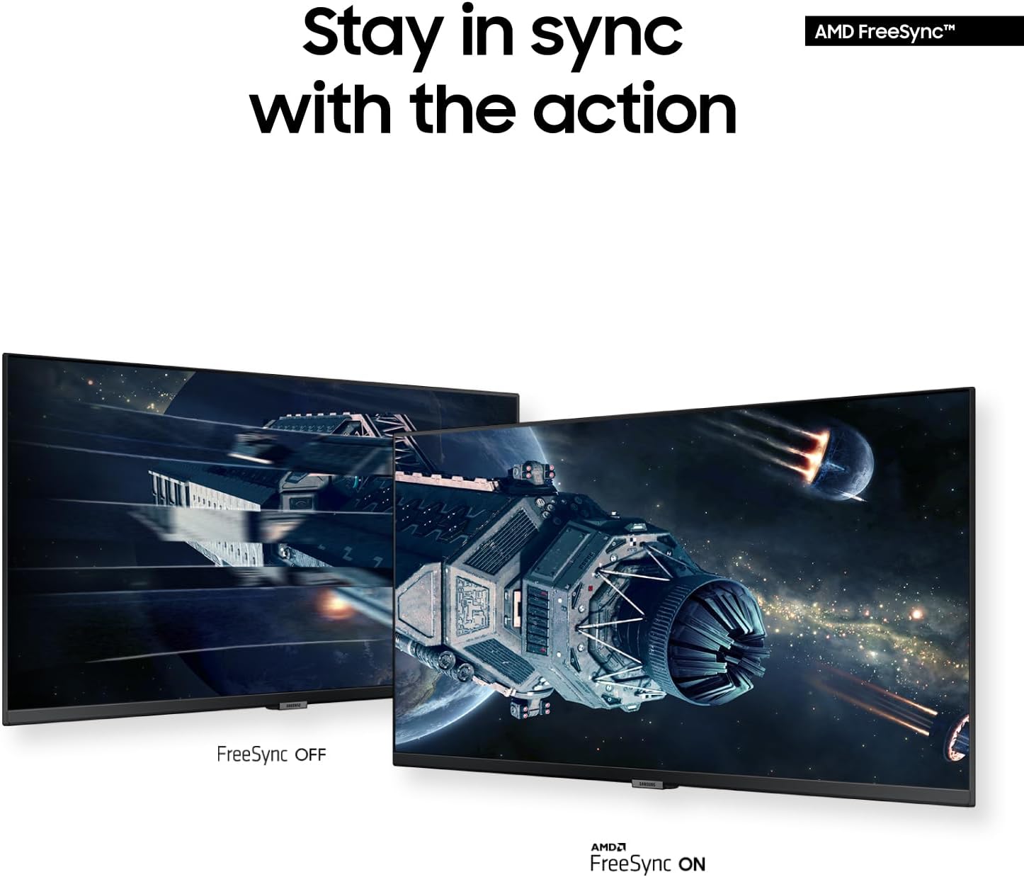 SAMSUNG 34" ViewFinity S50GC Series Ultra-WQHD Monitor, 100Hz, 5ms, HDR10, AMD FreeSync, Eye Care, Borderless Design, PIP, PBP, LS34C502GANXZA, 2023, Black - Image 5