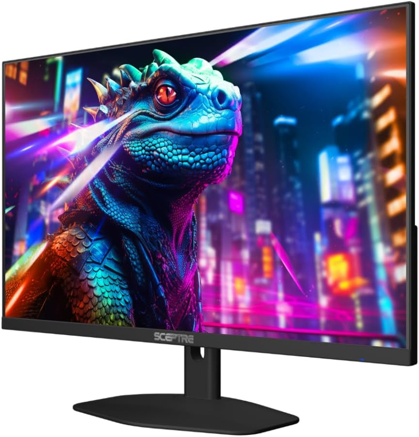 Sceptre New Prime IPS 27-inch 100Hz Gaming Monitor DP HDMI USB Type C, Build-in Speakers Machine Black 2025 - Image 2