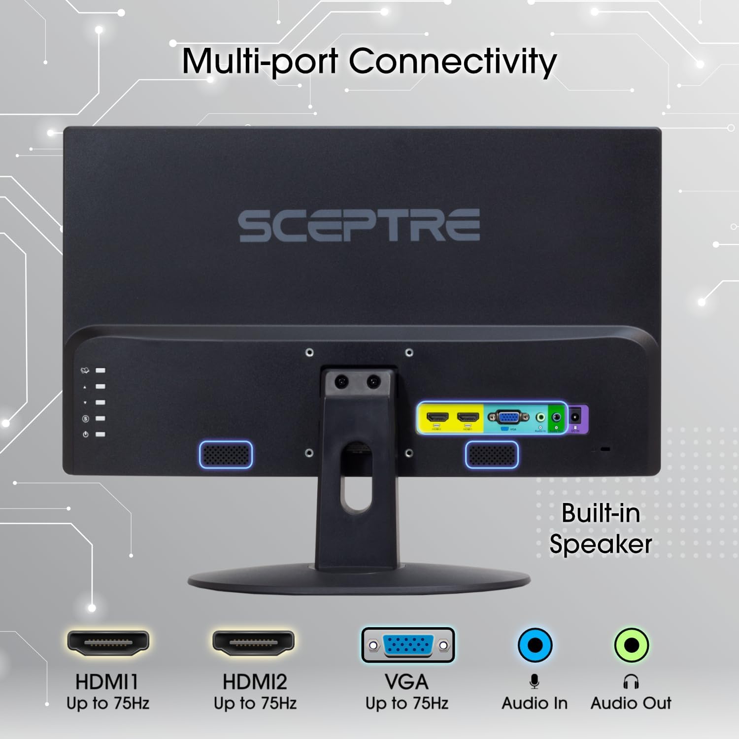 Sceptre New 20-inch Professional Monitor 1600 x 900 HDMI x2 Build-in Speakers 2025 - Image 4