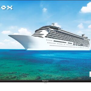 SYLVOX 40-Inch 12V/AC Marine TV, Anti-Corrosion Smart HDTV with Built-in Google TV, 9-32V Surge Protection, WiFi & Bluetooth, HDMI/USB Ports, Perfect for Boats, Yachts, RVs