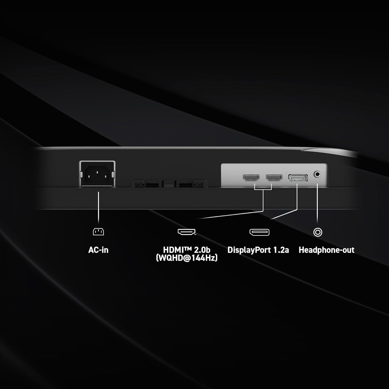 MSI MAG 275QF 27-inch 2K Gaming Monitor, 2560 x 1440 (UHD), 0.5ms Response Time, 180Hz, HDR Ready, HDMI, DP Port, Tilt Adjustable - Image 4