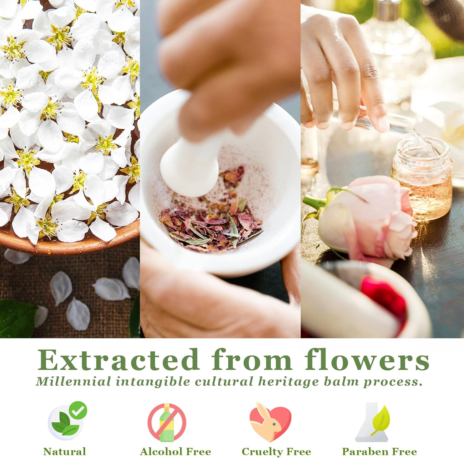 Banami Solid Perfume 3pack - Luxury Gift Set for Women’s | Jasmine,Gardenias,Magnolia | Long Lasting,Floral,Handmade,Alcohol Free - Image 3