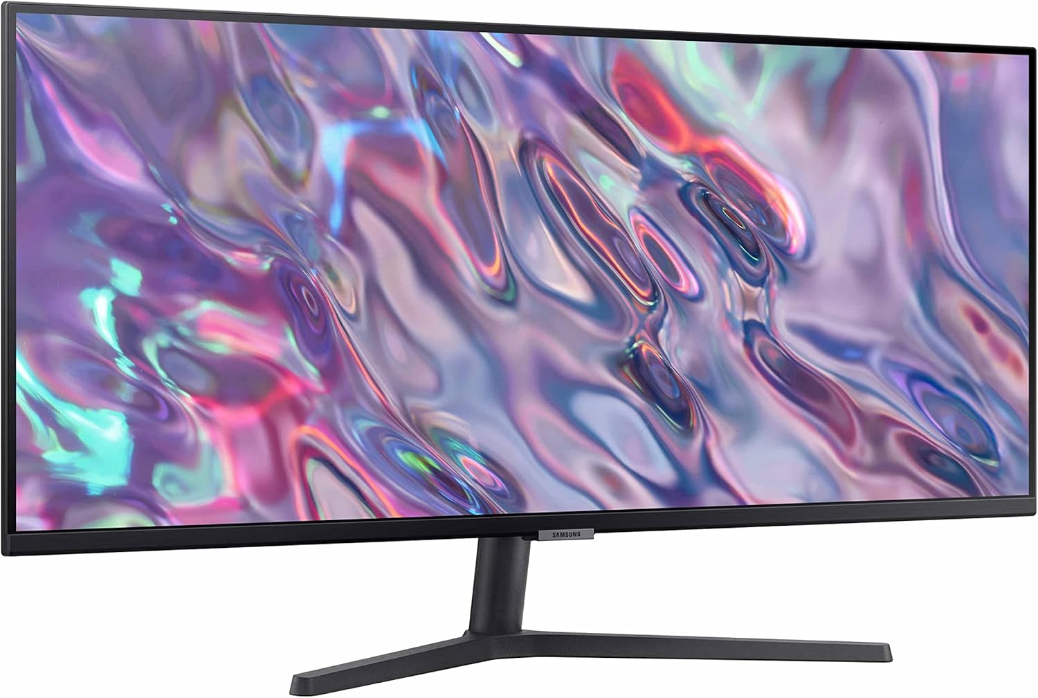 SAMSUNG 34" ViewFinity S50GC Series Ultra-WQHD Monitor, 100Hz, 5ms, HDR10, AMD FreeSync, Eye Care, Borderless Design, PIP, PBP, LS34C502GANXZA, 2023, Black - Image 2