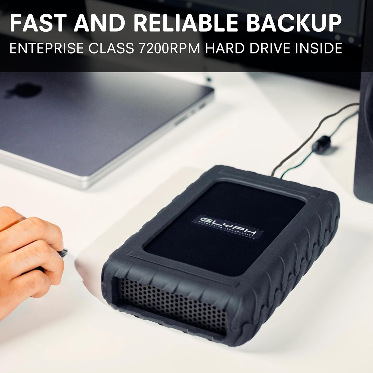 Glyph BlackBox Pro External Hard Drive 7200 RPM, USB-C (3.1,Gen2) (20TB) - Image 2