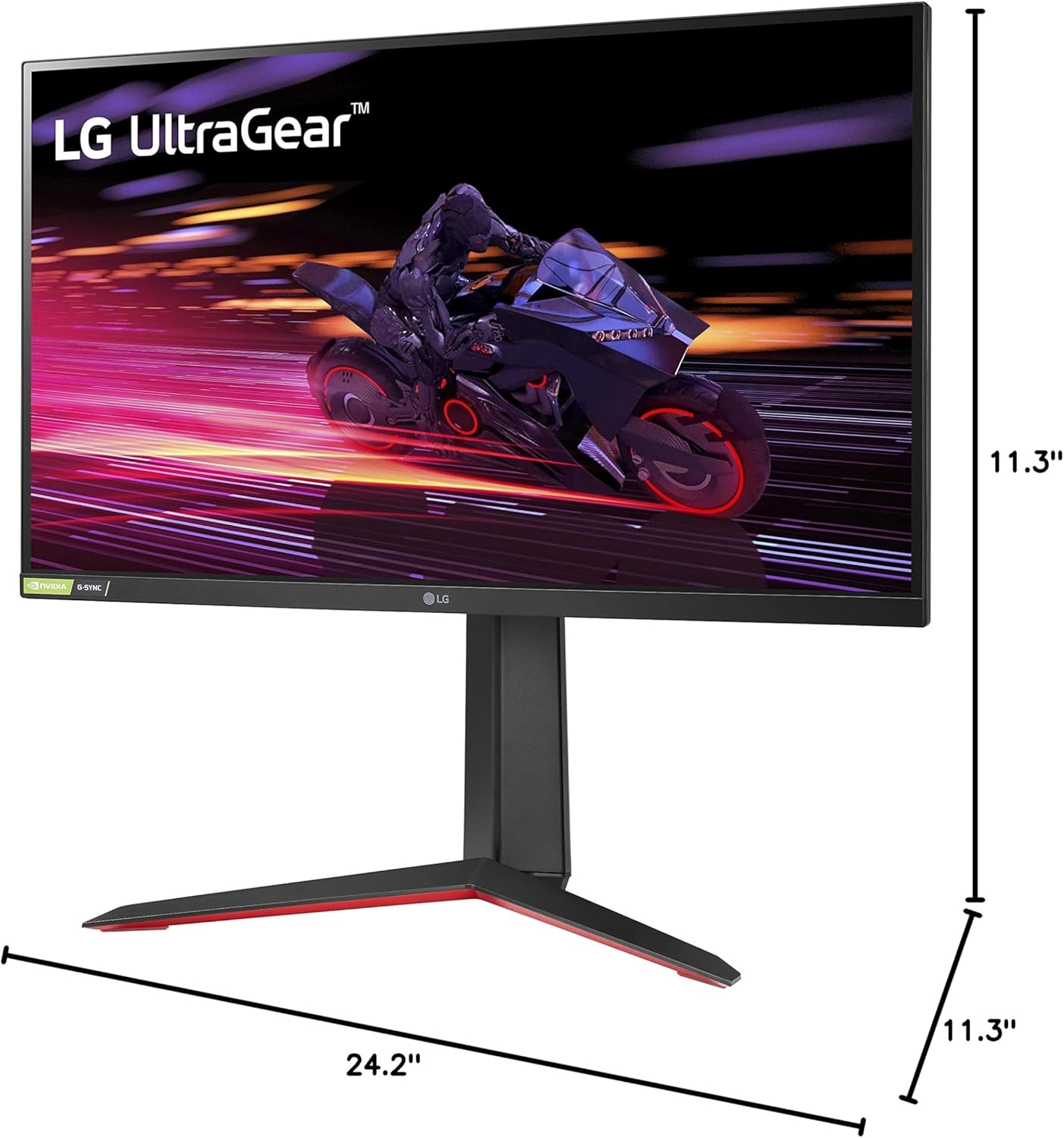 LG 27GP750-B 27” Ultragear FHD (1920 x 1080) IPS Gaming Monitor w/ 1ms Response Time & 240Hz Refresh Rate, NVIDIA G-SYNC Compatible with AMD FreeSync Premium, Thin Bezel, Tilt/Height/Pivot Adjustable - Image 10