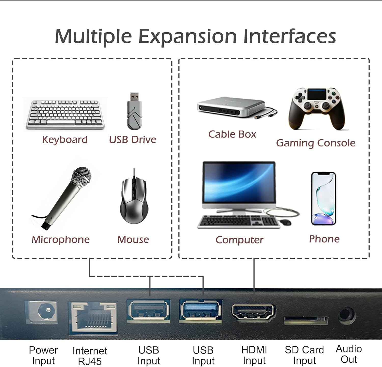 24x32'' Bathroom Vanity Mirror with 21.5'' Touch-Screen Smart TV, Streaming APP, Waterproof Defogging TV Mirror with 3 Color LED Light WiFi Bluetooth HDMI for Bathroom Hotel Hair Salon (2025) - Image 8