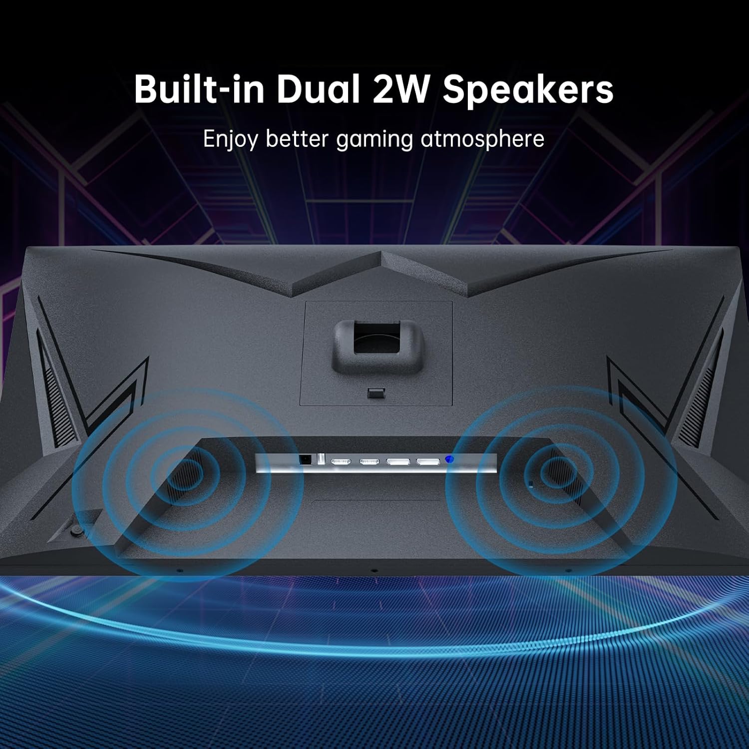 KTC 27 Inch Gaming Monitor - 2K QHD 2560 x 1440 Monitor, Up to 210Hz & 1ms, Bulit-in Speakers, Adaptive Sync, HDR400, 131% sRGB, IPS Monitors Gamer with HDMI 2.0 x 2 & DP1.4 x 2, H27T22C-3 - Image 6