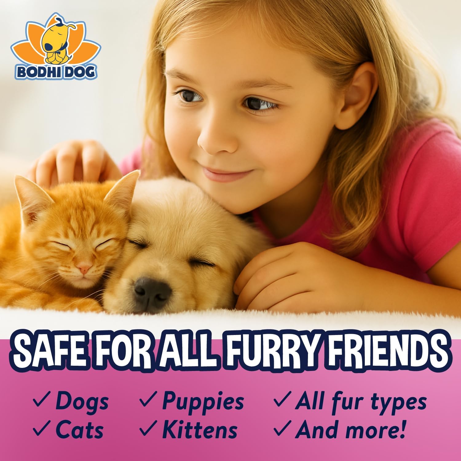 Bodhi Dog Premium Dog Cologne - Deodorizing Dog Perfume & Conditioner for Dogs & Cats - Natural Long Lasting Spray - Keeps Pets Fresh All Day - Gentle & Safe Formula, Made in USA (Baby Powder 4 Fl Oz) - Image 4