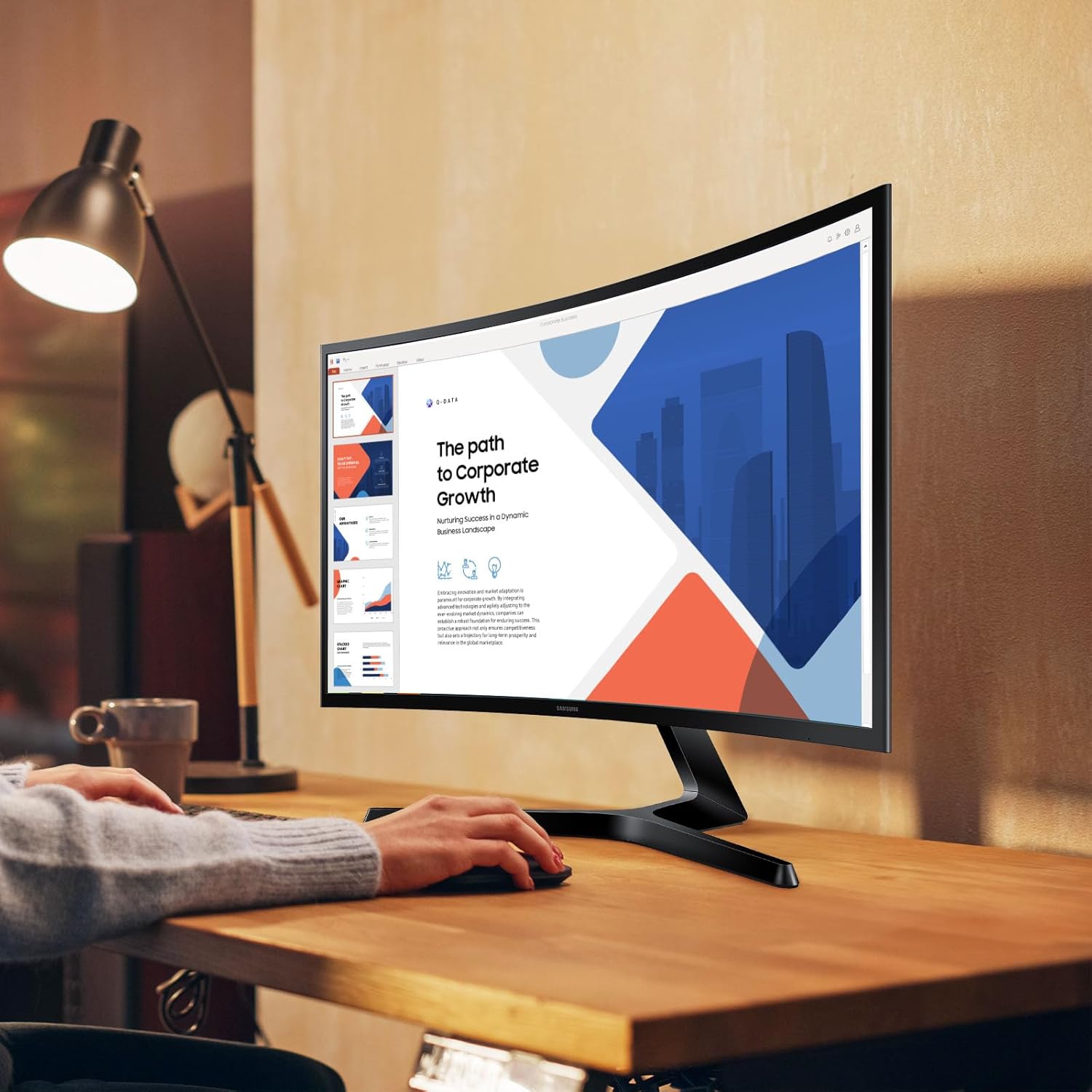 SAMSUNG 24" Essential S3 (S36GD) Series FHD 1800R Curved Computer Monitor, 100Hz, Game Mode, Advanced Eye Comfort, HDMI and D-sub Ports, LS24D366GANXZA - Image 15