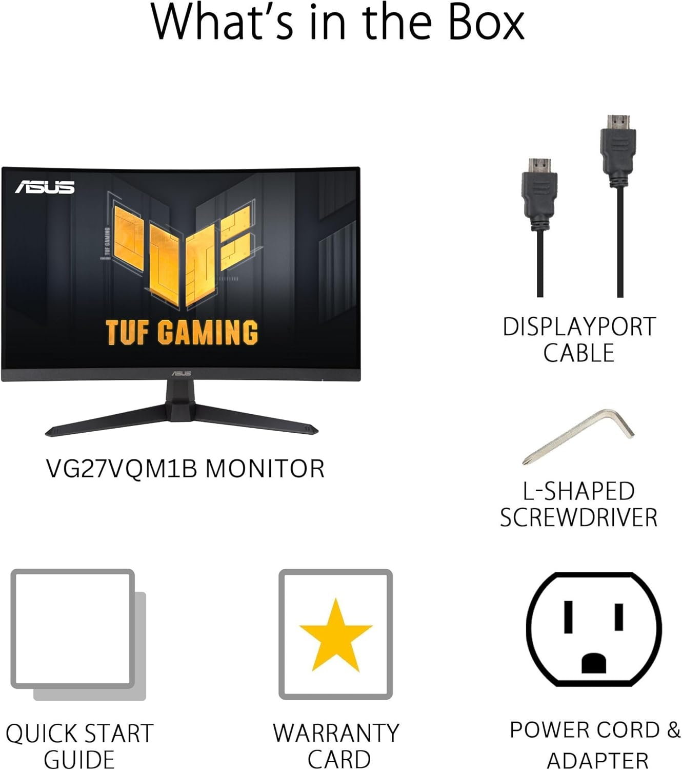ASUS TUF Gaming 27” 1080P Curved Monitor (VG27VQM1B) – Full HD, 1500R, 280Hz, 1ms, Extreme Low Motion Blur, FreeSync Premium, Shadow Boost, Eye Care, 90% DCI-P3, DisplayWidget Center, 3 yr Warranty - Image 8