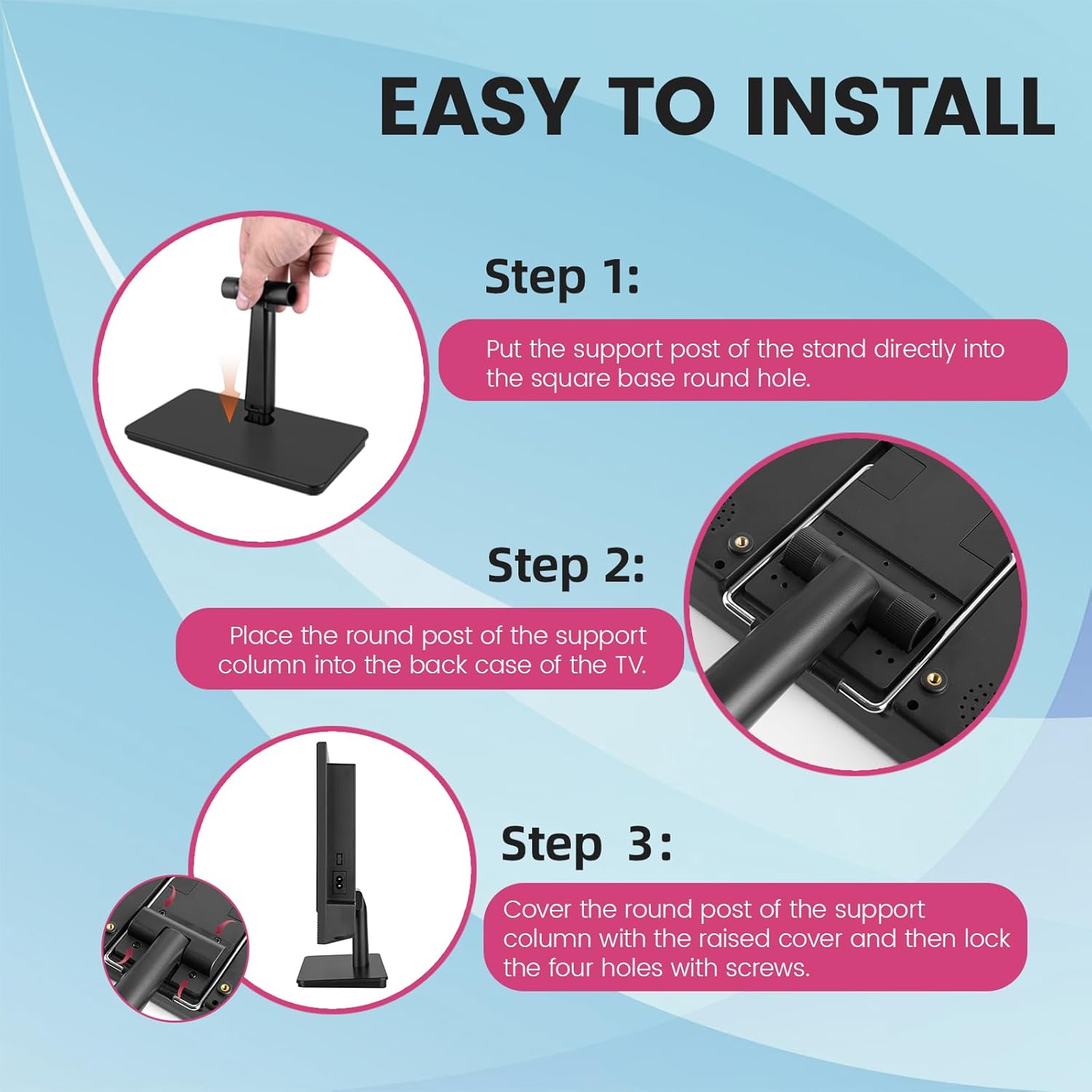 14 Inch Small Smart TV HD 720P LED, Compact Flat Screen Smart TV with Built-in Speakers, Digital ATSC Tuner,HDMI/USB/AV Inputs,Small Smart tv for Kitchen,Bedroom,RV,Camper,Camping - Image 6