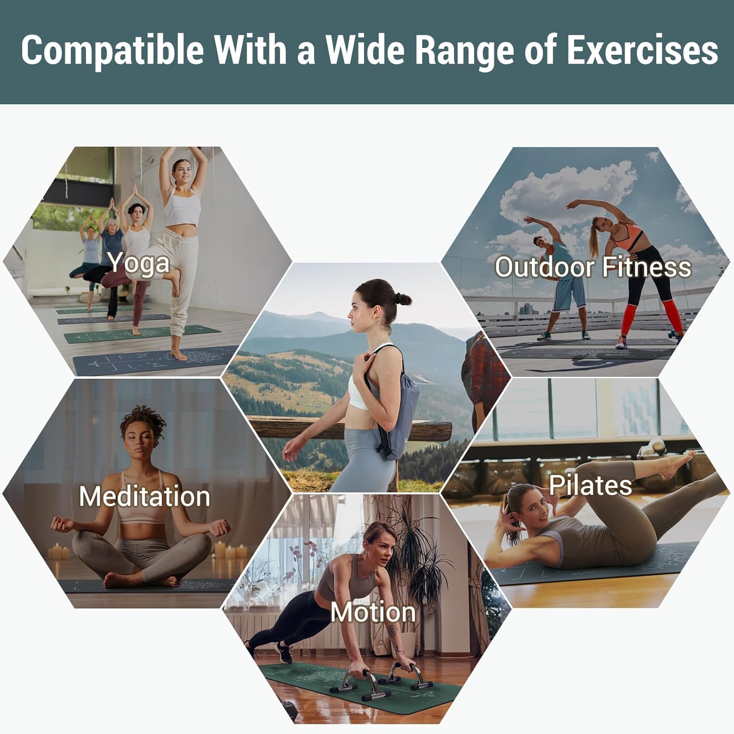 Avoalre Yoga Mat Foldable - Textured Non Slip Exercise Mat -Travel Lightweight Hot Yoga Mat with Carry Bag for Pilates & Home Workouts (72"L x 24"W x 3mm Thick), Green - Image 8