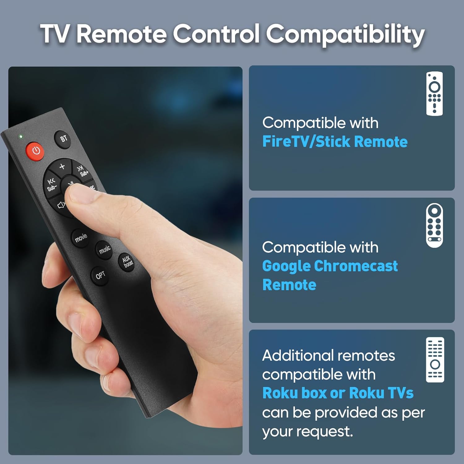 Saiyin Soundbar with 4'' Subwoofers - 70W Rounded-Edge Subwoofer & Compact Soundbar for TV, 2.1 Audio Enhanced Surround Sound System for TV, Bluetooth/Optical/AUX Connection for TV/PC - Image 6