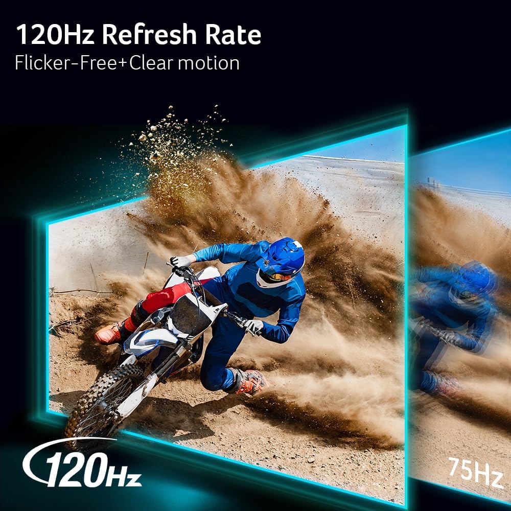 acer Nitro 34 Inch 1000R 21:9 Curved Zero-Frame QHD 3440 x 1440 Gaming Monitor | AMD FreeSync Premium | Up to 120Hz Refresh | 1ms VRB | Two Display Port 1.2 & Two HDMI 2.0 Ports | EDA343CUR J0bmiippx - Image 4