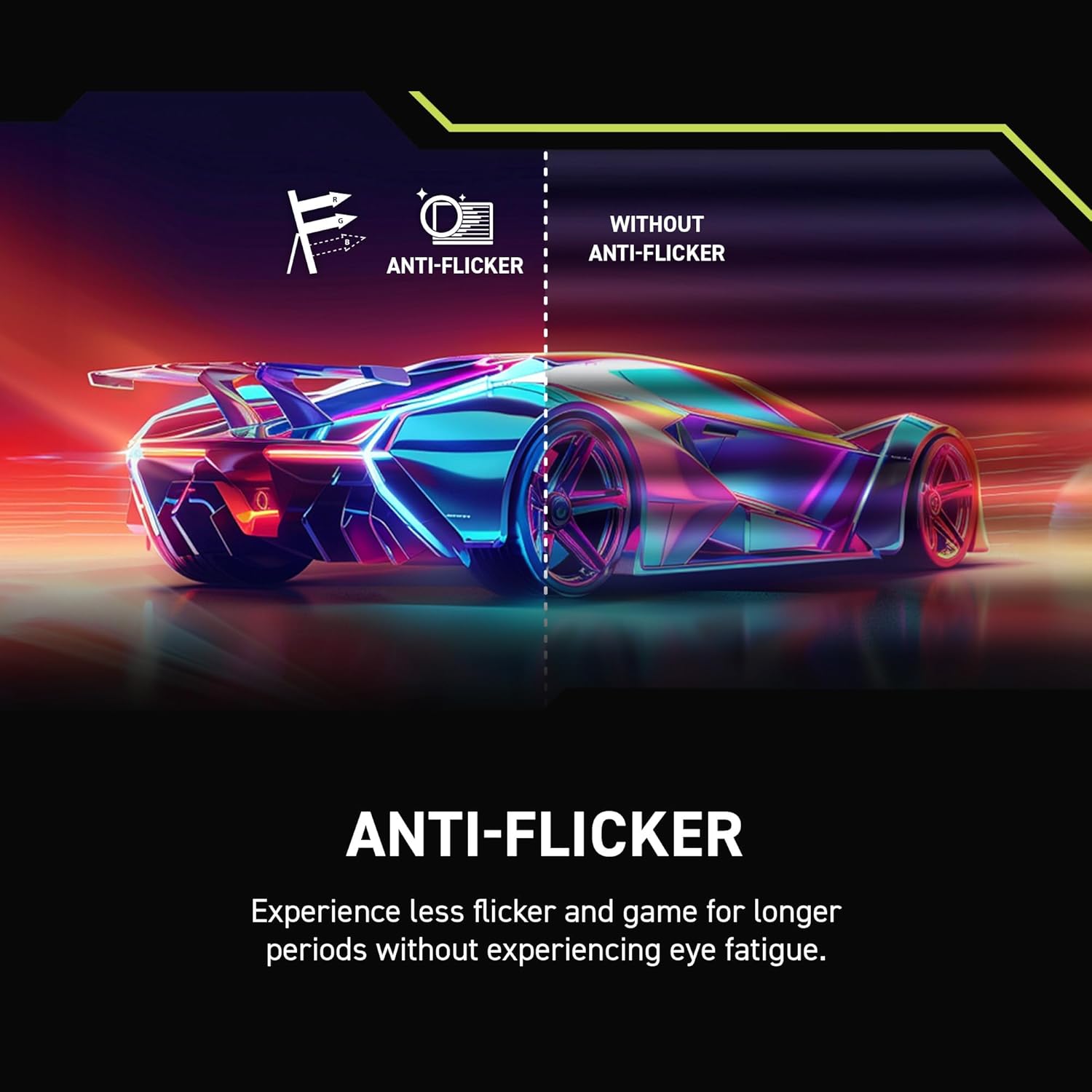 MSI MAG 275QF 27-inch 2K Gaming Monitor, 2560 x 1440 (UHD), 0.5ms Response Time, 180Hz, HDR Ready, HDMI, DP Port, Tilt Adjustable - Image 8