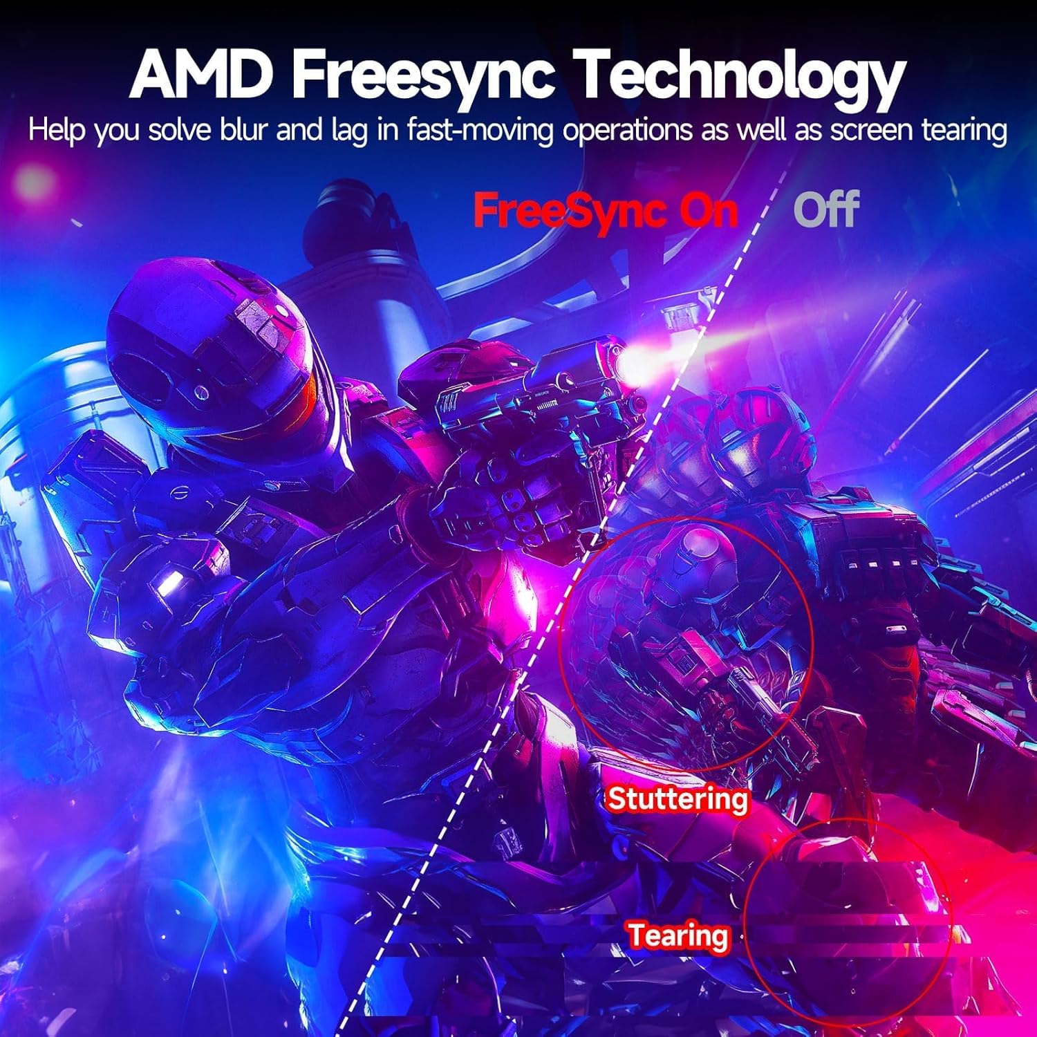 ZZA 32 Inch Curved Gaming Monitor 240hz,1K 1080P Computer PC Monitor with 1500R |1ms (GTG) | HDR 600|Curved|122% sRGB|DP/HDMI|VESA|FreeSync & G-Syn,Mount Business, Office, Casual Gaming Monitors - Image 5