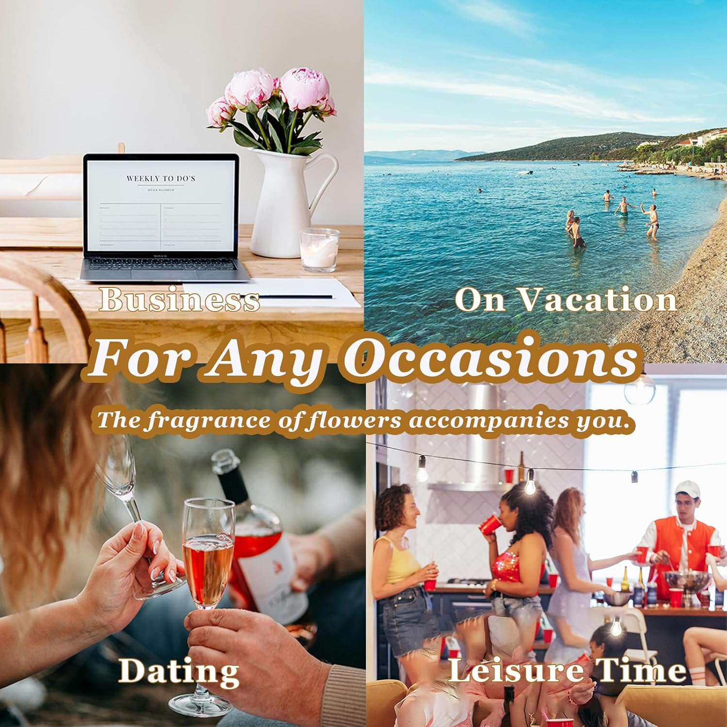 Banami Solid Perfume 3pack - Luxury Gift Set for Women’s | Jasmine,Gardenias,Magnolia | Long Lasting,Floral,Handmade,Alcohol Free - Image 5