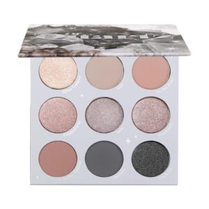ColourPop Of Quartz Eyeshadow Palette – Neutral Taupe Palette with Metallic and Matte Finishes – High-Pigment Eye Makeup with a Long-Wearing Formula (0.3 oz)