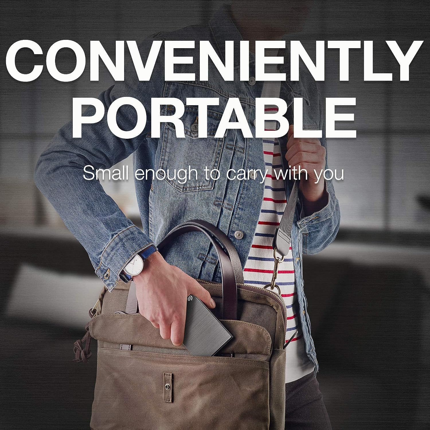 Seagate One Touch, 2TB, Password Activated Hardware encryption, Portable External Hard Drive, Portable External Hard Drive, PC, Notebook & Mac, USB 3.0, Space Gray (STKY2000404) - Image 4