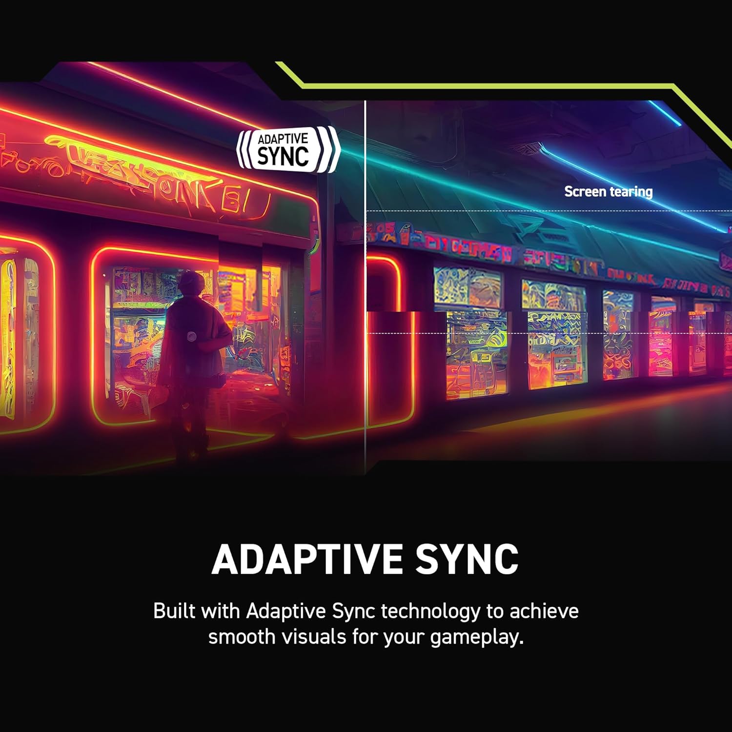 MSI MAG 275QF 27-inch 2K Gaming Monitor, 2560 x 1440 (UHD), 0.5ms Response Time, 180Hz, HDR Ready, HDMI, DP Port, Tilt Adjustable - Image 9