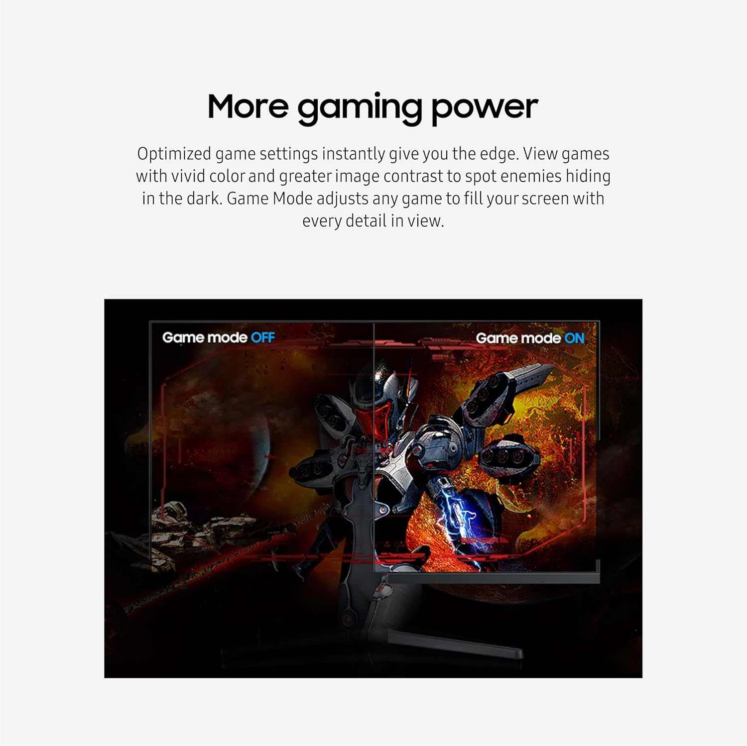 SAMSUNG 32-Inch Flat Computer Monitor, 75Hz, Borderless Display, AMD FreeSync, Game Mode, Advanced Eye Care, HDMI and DisplayPort, LS32B304NWNXGO, 2024 - Image 7