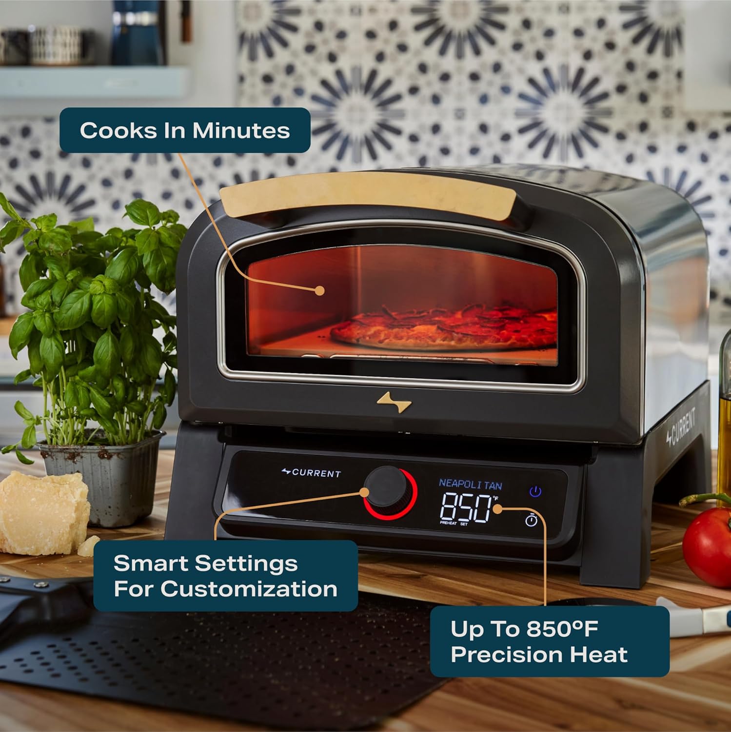 Current® Model P Electric Pizza Oven, Smart 12-Inch Pizza Maker - Image 6