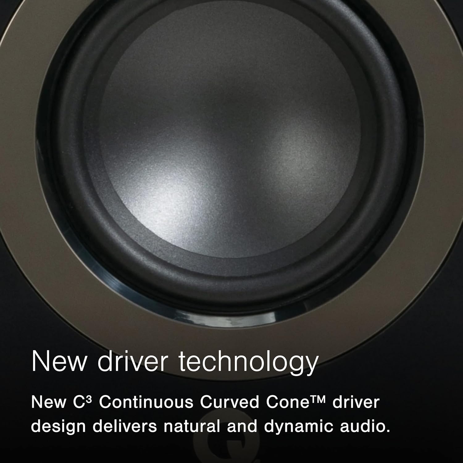 Q Acoustics 3010c Compact Bookshelf Speakers Pair Claro Walnut - 2-Way Reflex Enclosure Type, 4" Bass Driver, 0.9" Tweeter - Stereo Speakers/Passive Speakers for Home Theater Sound System - Image 3