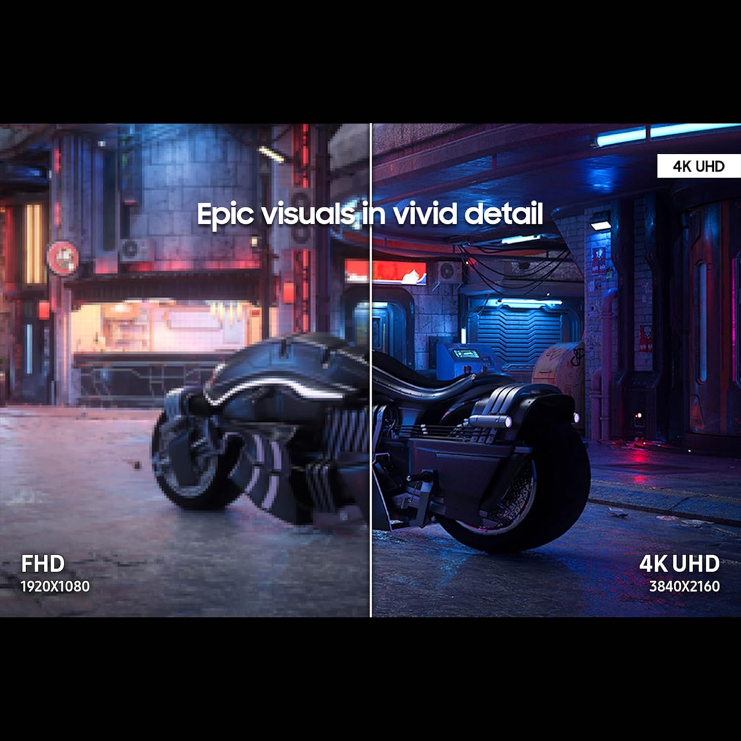 Samsung 32” Odyssey G7 (G70D) 4K UHD IPS 144Hz 1ms(GtG) Smart Gaming Monitor, G-Sync Compatible, AMD Freesync Premium, Vivid Colors, Adjustable Stand, Black Equalizer, LS32DG702ENXZA - Image 5