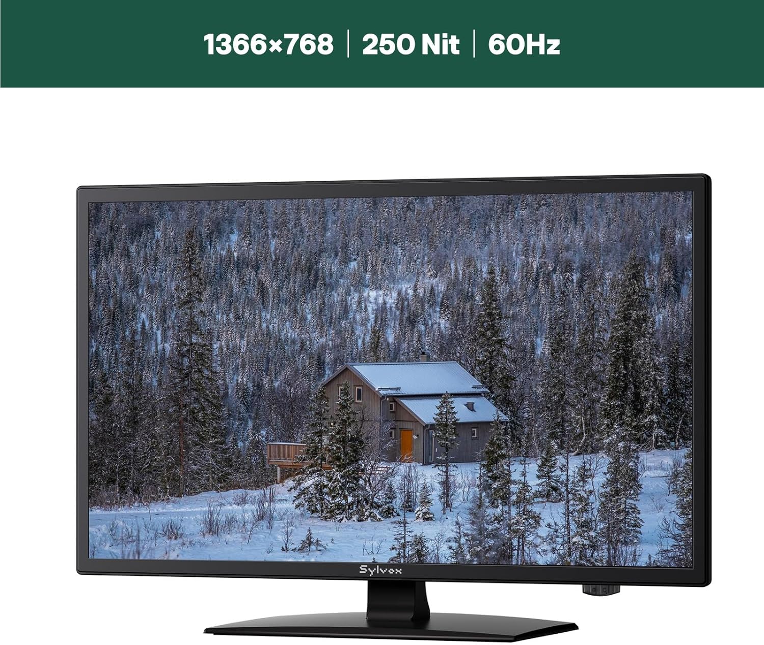 SYLVOX 12 Volt TV, 19" Smart RV TV with Built-in DVD Player, Google OS Voice Remote ATSC NTSC HDMI USB, AC/DC Powered, 12V Television for RV Camper Van Vehicle(Trailer Series) - Image 5