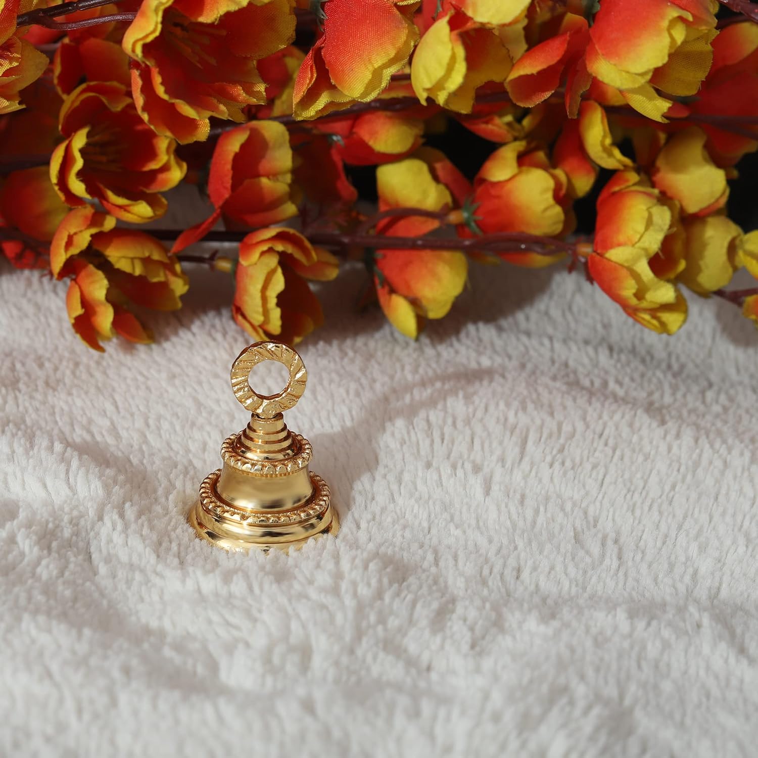 Brass Plain 2'' Bells for Christmas Decoration, Jingle Bell Sleigh Bell Crafts, Home Decor, Elephant Decor, Musical Instrument Accessory - Image 3