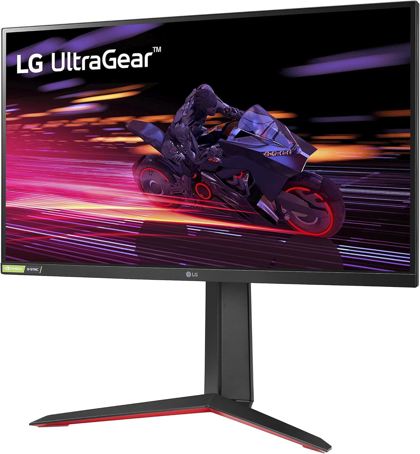 LG 27GP750-B 27” Ultragear FHD (1920 x 1080) IPS Gaming Monitor w/ 1ms Response Time & 240Hz Refresh Rate, NVIDIA G-SYNC Compatible with AMD FreeSync Premium, Thin Bezel, Tilt/Height/Pivot Adjustable - Image 2