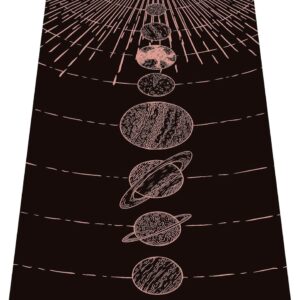 nuveti Printed Travel Yoga Mat-1/16 Inch Thick Non Slip Fitness Workout Mat with Carrying Bag, Foldable Lightweight Suede & Natural Rubber Yoga Mat for Yoga Pilates and Fitness 72″ L x 24″ W x 1.5mm