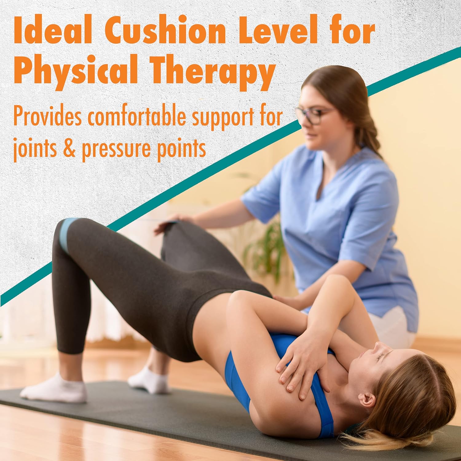 Maximo Fitness Yoga Mat - Multipurpose Exercise Mat for Men, Women and Kids, Ideal Non Slip Workout Mats for Yoga, Pilates, Gym Exercise with Carrying Strap - Image 6