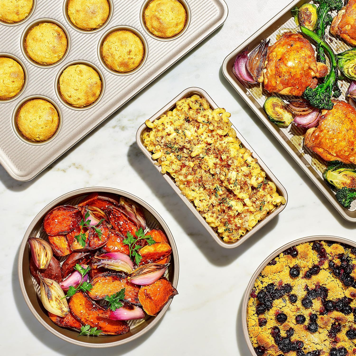 OXO Good Grips Non-Stick Pro 5 Piece Metal Bakeware Set - Image 10