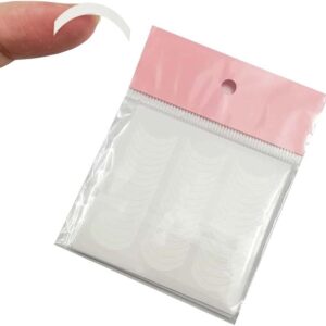 BlingKingdom 576pcs 12 Sheets French Nail Self-Adhesive Stickers Stencils Manicure Nail Tips Smile Line Guide for Women Girls – Moon Shape Design