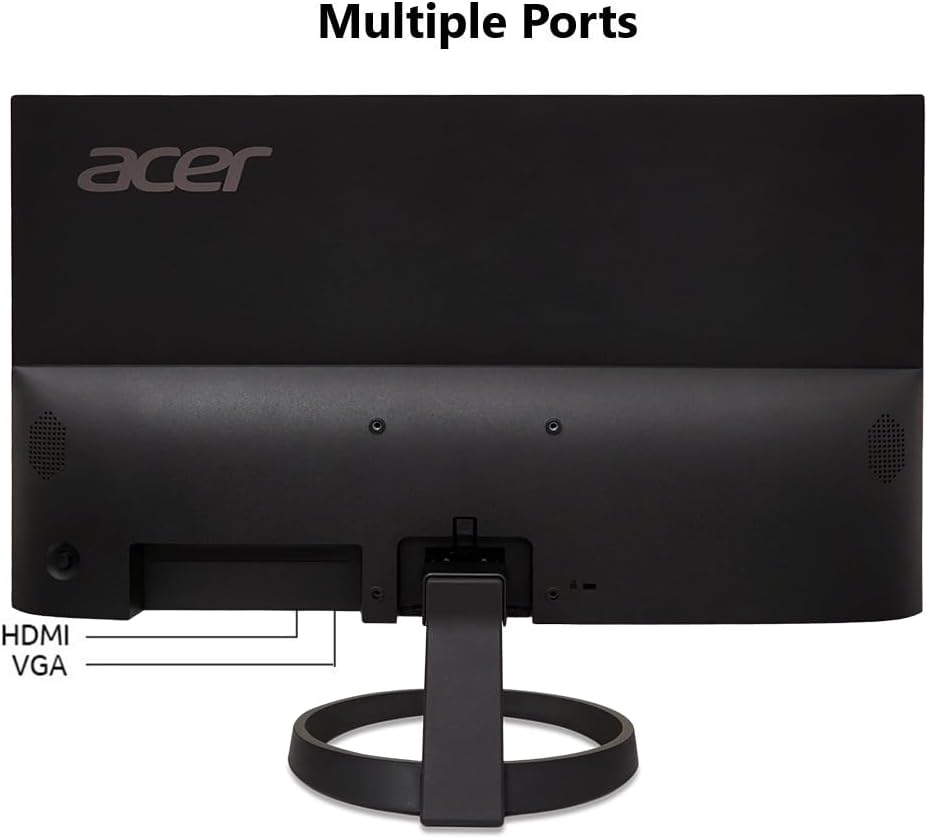 Acer R270 G0bi 27" IPS Full HD (1920 x 1080) Ultra-Thin Gaming Office Monitor | Adaptive-Sync Support (FreeSync Compatible) | Up to 120Hz Refresh | 1ms (VRB) | 99% sRGB | Tilt | HDMI & VGA Ports - Image 7