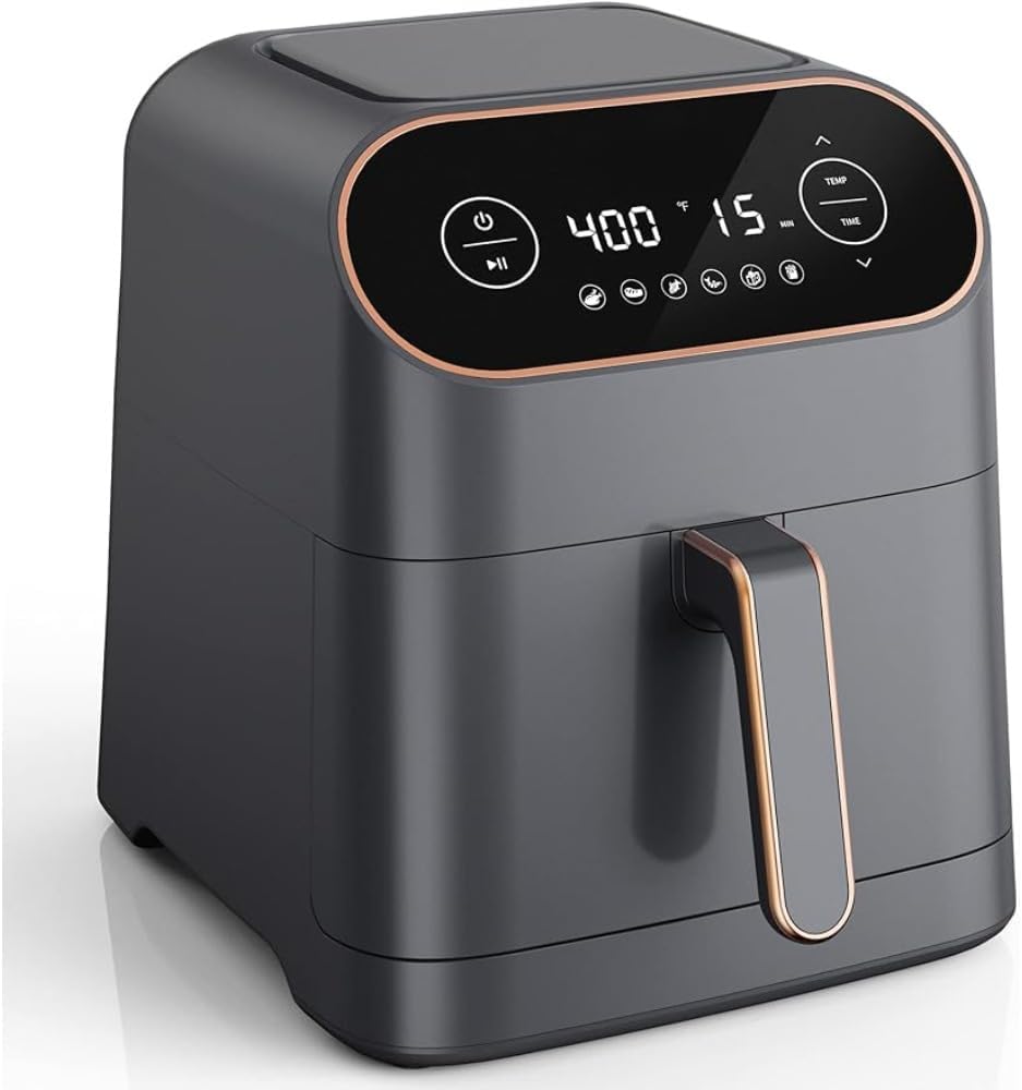 Extra-Large 9-Quart 6-in-1 Air Fryer Oven with LCD Touch Control