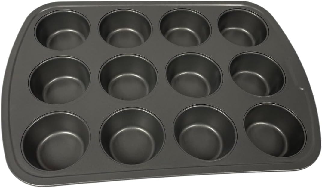 husMait 7-Piece Premium US Formulated Non-Stick, Bakeware Set PFAS-Free, 2 Cookie Sheet Pans, Round Cake Pan, Loaf Pan, Pizza Pan, Bake & Roast Pan, 12 Cup Muffin Pan - Image 2