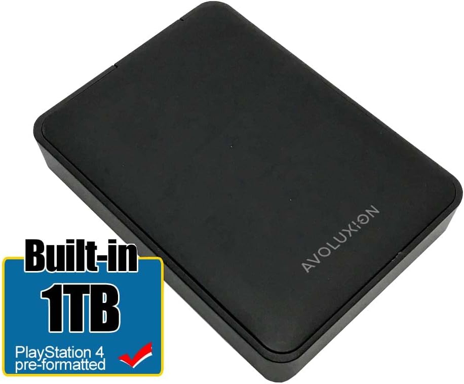 Avolusion X1 1TB USB 3.0 Portable External Gaming Hard Drive (for PS4, Pre-Formatted) HD250U3-X1-1TB-PS - 2 Year Warranty - Image 2