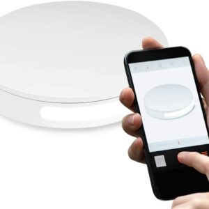 Foldio360 (Smart 360 Photography Turntable Controlled by Smartphone for 360 Product Photography / Create 360 Degree Images and Video for your shop, Youtube, TikTok, Instagram, 3D Scanning)
